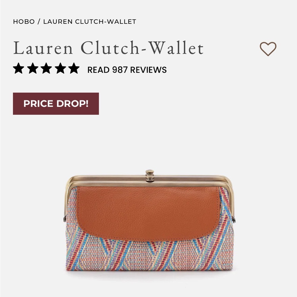 NWT Lauren Clutch-Wallet